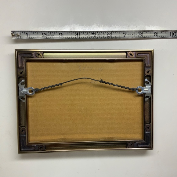 “Wentletraps Sea shells”. Framed embossed paper print. Vtg 1978 - Picture 4 of 4